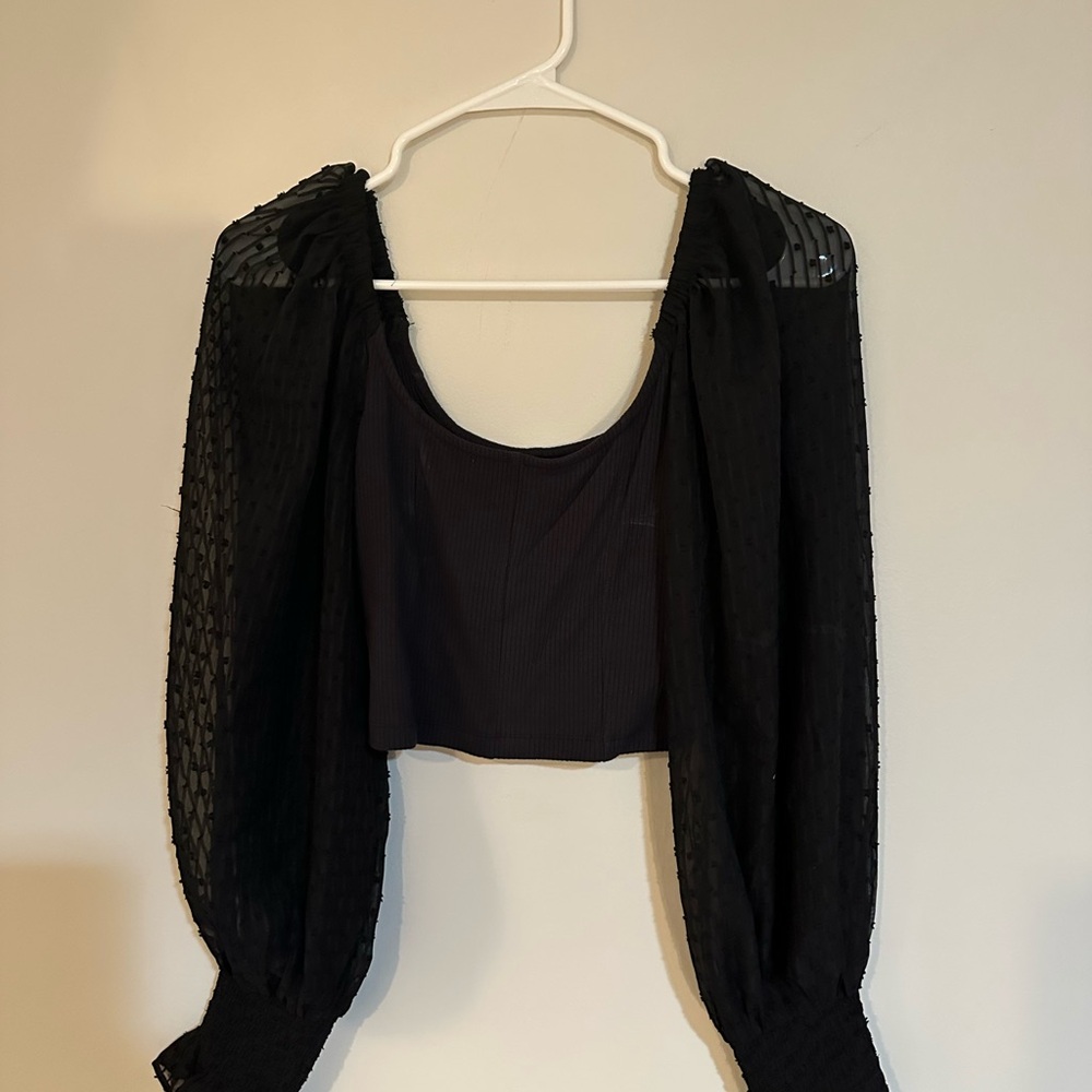 Elegant Black Women's Top